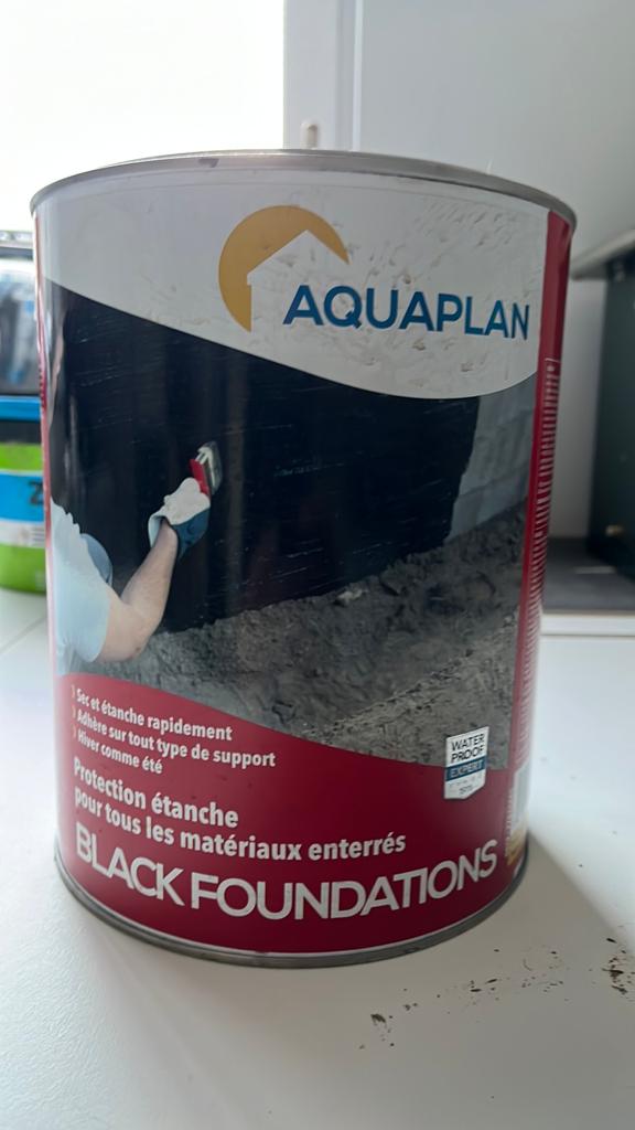 Aquaplan Black Foundations Waterdichte Bescherming, Zwart, Nieuw, Ophalen of Verzenden, Verf