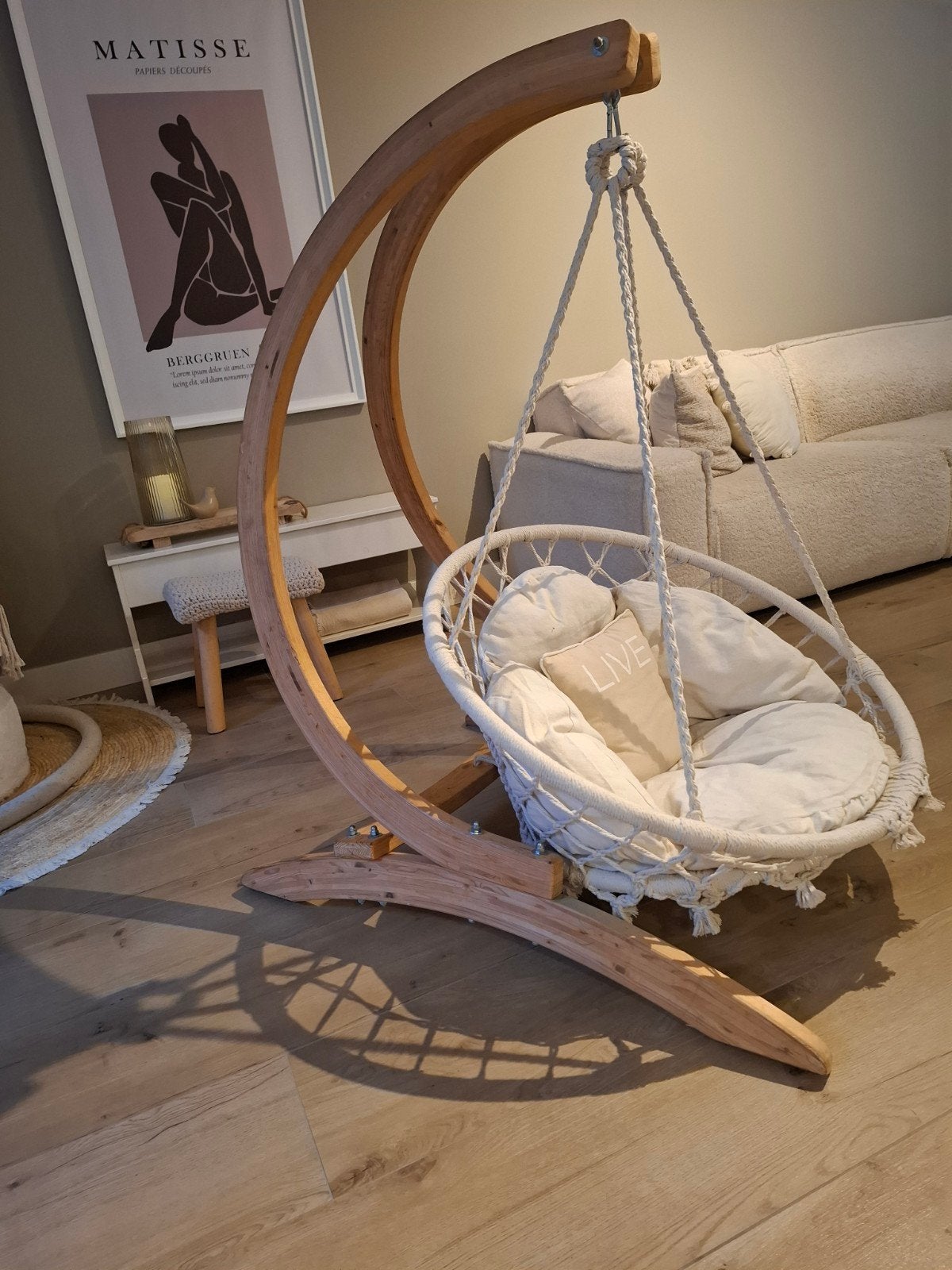 Houten frame voor wiegje of hangstoel, Ophalen, Overige typen