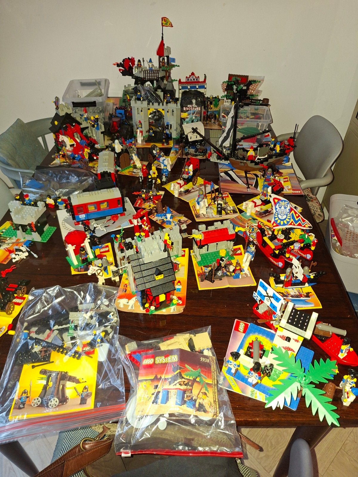 Grote partij LEGO jaren 80/90 - Ridder, Piraten, Trein sets, Ophalen, Gebruikt, Lego, Castle