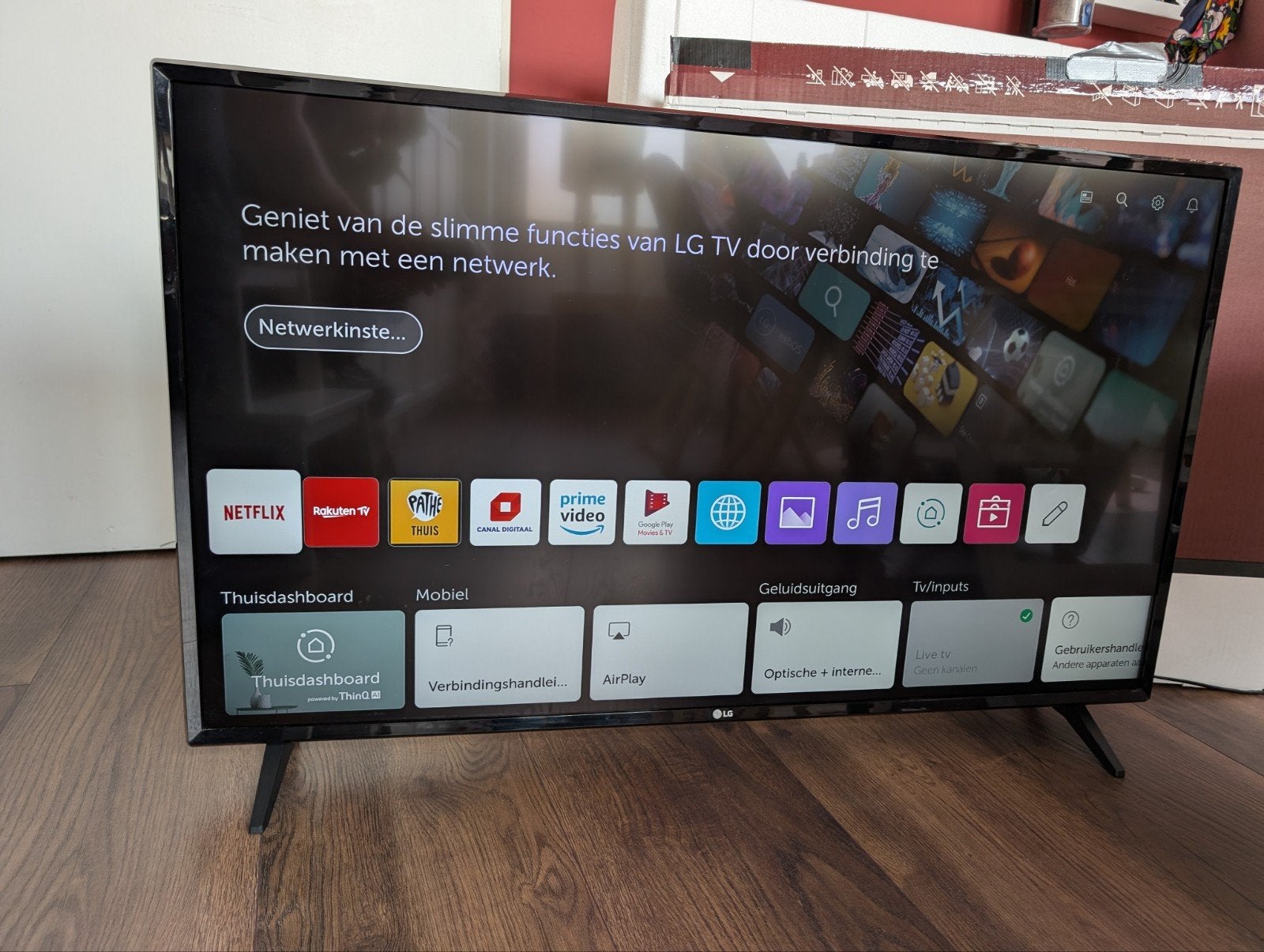 LG smart TV 4K ultra HD 43 inch, Audio, Tv en Foto, Televisies, Ophalen, Gebruikt, 50 Hz, LCD