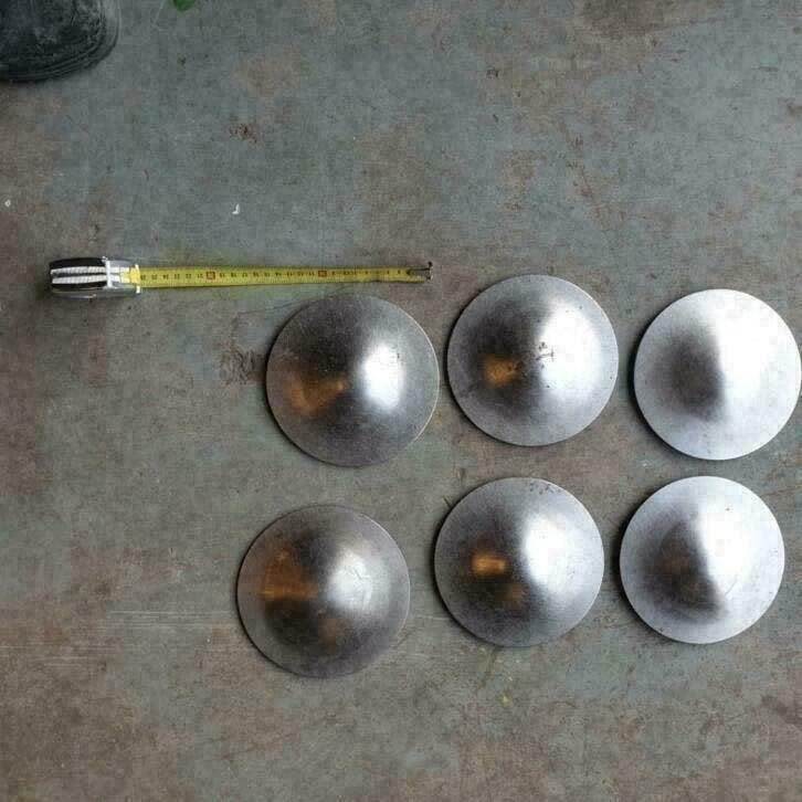 6x metalen RVS markeernagels wegpunaises doorsnede 16 cm, Keramiek, Nieuw, Ophalen of Verzenden, Minder dan 5 m²