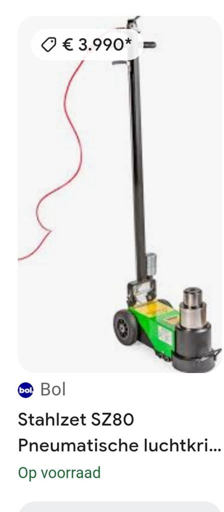Nieuw hydraulische krik 40-80 t Duitse kwaliteit stahlzet, Ophalen of Verzenden
