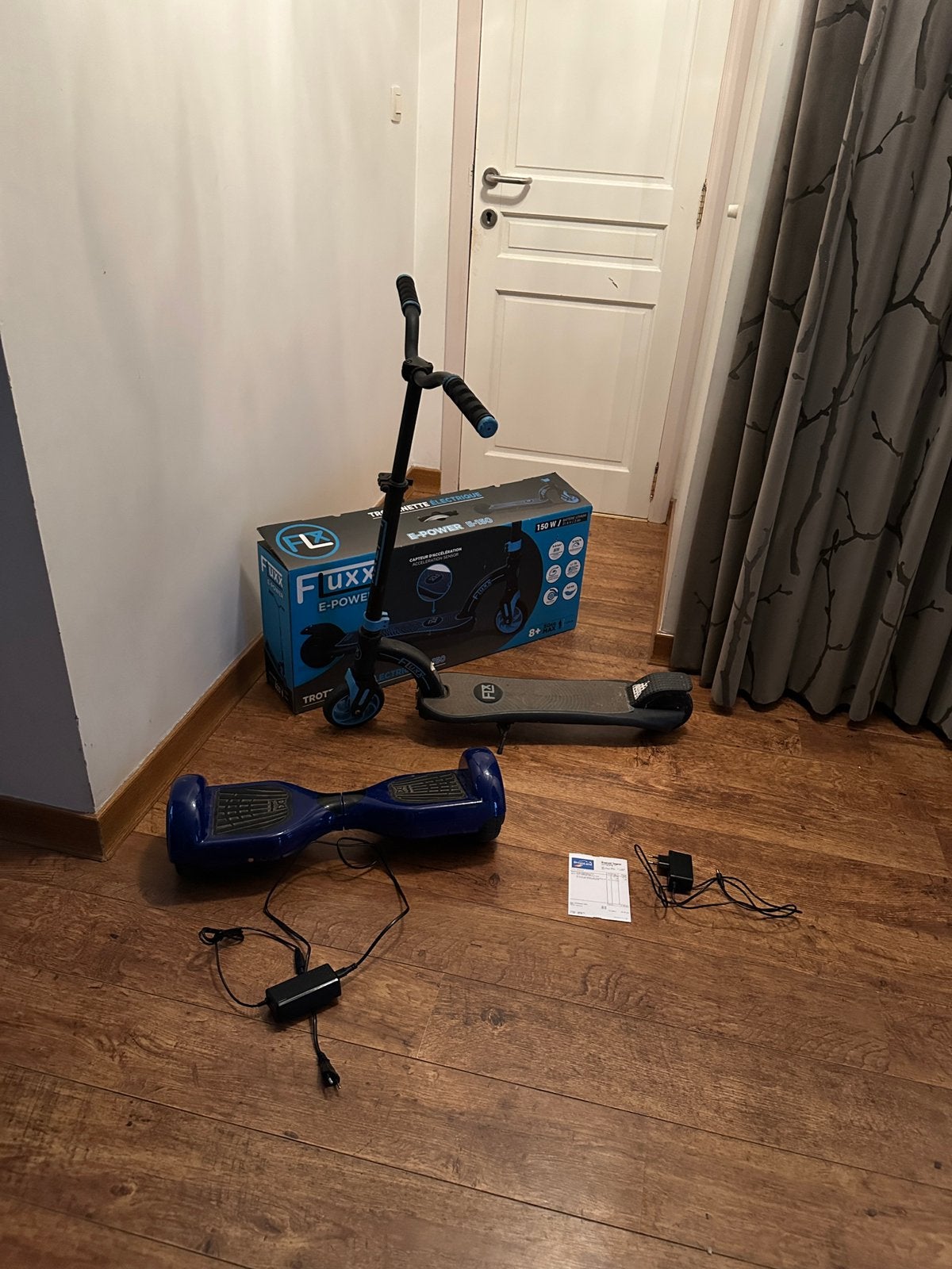 Step en hooverboard met defect niet gratis, Sport en Fitness, Ophalen, Gebruikt