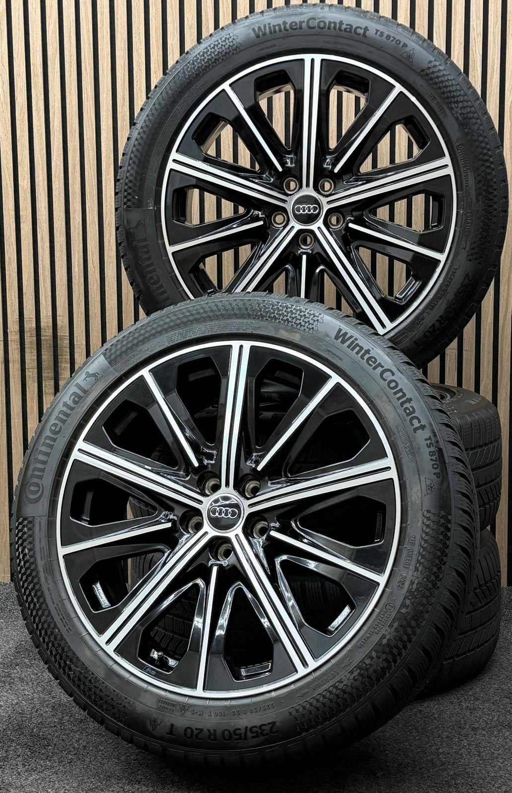WINTER! Originele 20 inch Audi Q4 e-tron 5x112 Continental, Ophalen, ., Banden en Velgen, Winterbanden