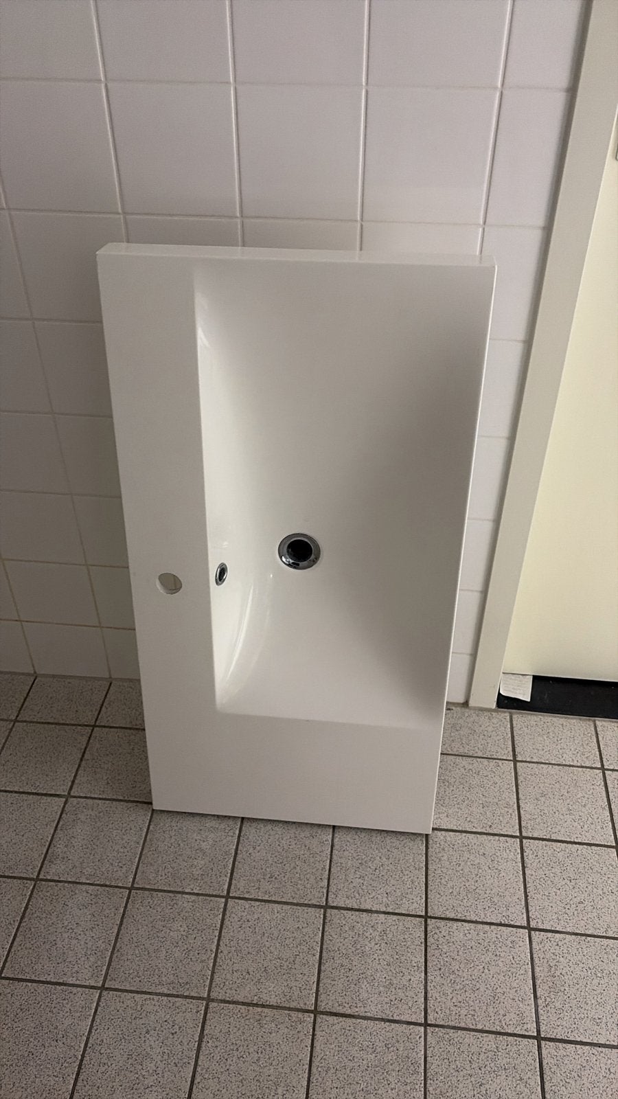 Wastafel voor wastafelkast - Modern en Stijlvol 90 x 46 cm, Ophalen, Zo goed als nieuw, Wastafel