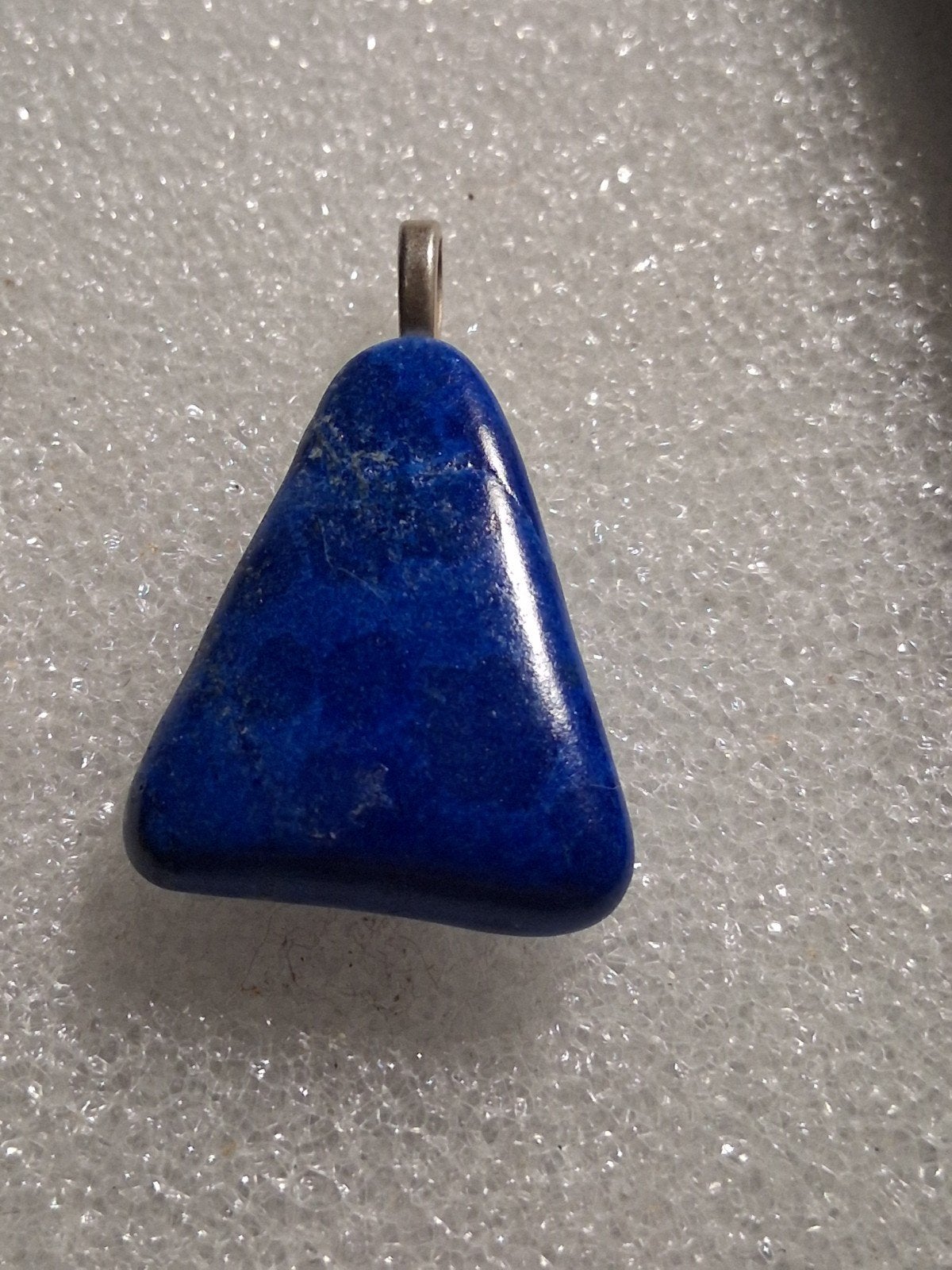 Lapis lazuli hanger -- afmeting 5 cm, Ophalen of Verzenden, Nieuw, Blauw, Steen of Mineraal