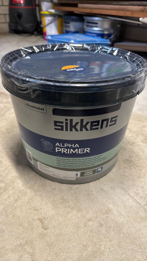 Sikkens Alpha Primer, Ophalen, Wit, Nieuw, Verf