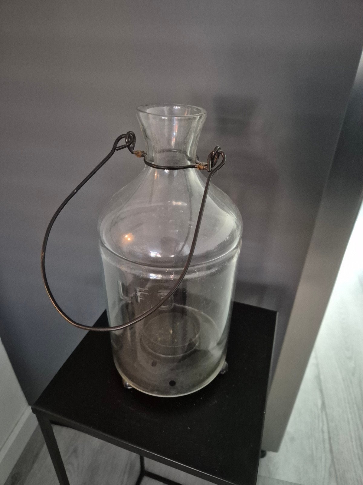 Windlicht kaarsenhouder, Glas, Ophalen, Zo goed als nieuw
