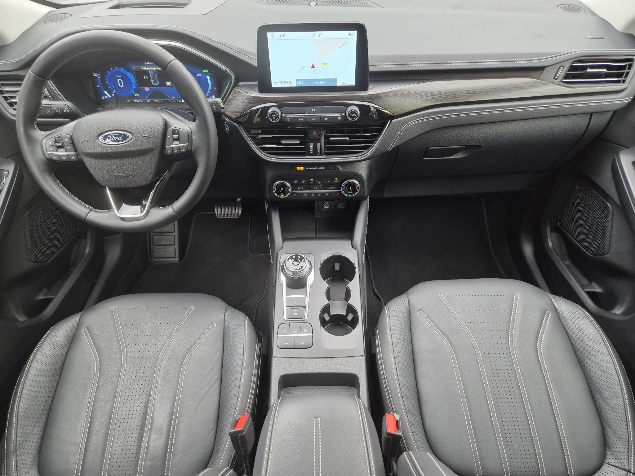 Ford Kuga 2.5 PHEV Plug-in Vignale Automaat / Driver Assista, Auto's, 14 kWh, Gebruikt, Euro 6, 4 cilinders