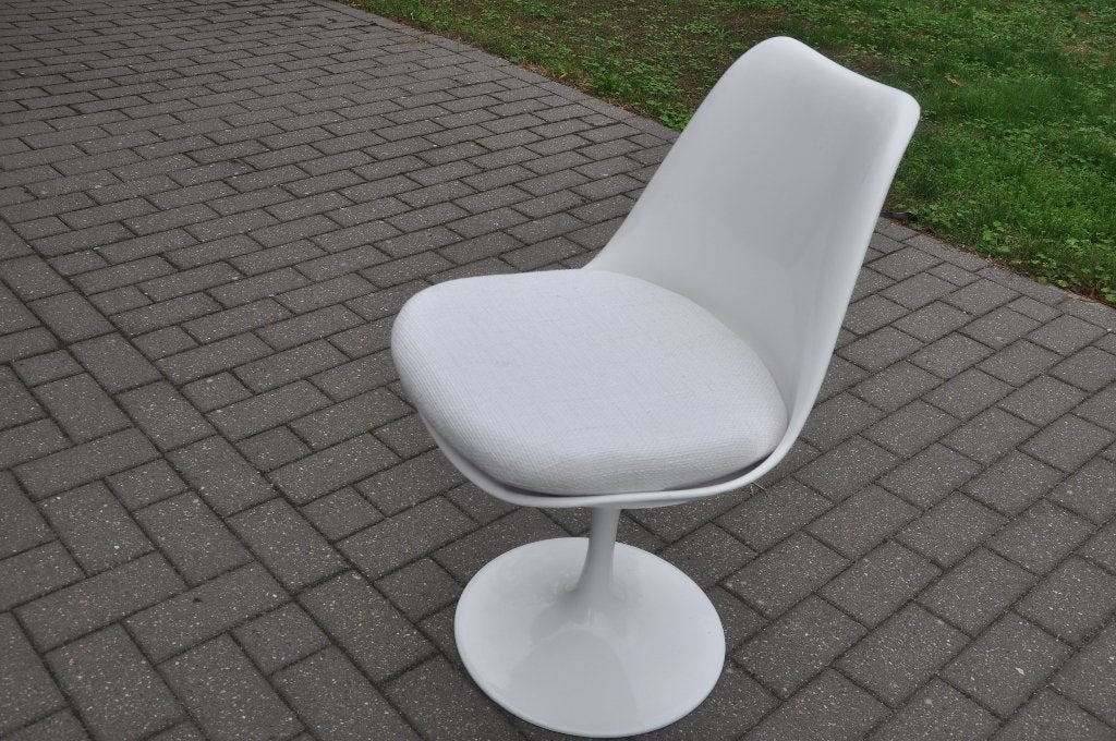 Tulip Chair van fabrikant Rudi Bonzanini, Ophalen, Gebruikt, Wit, Metaal