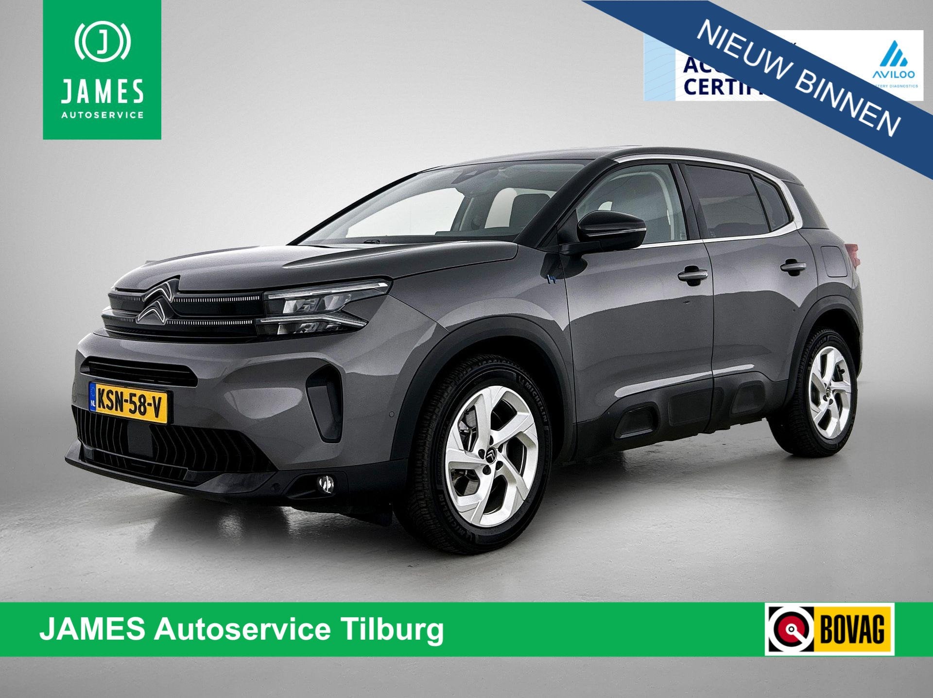 Citroen C5 Aircross 1.6 Plug-in Hybrid 225 Feel CAMERA | NAV, 12 maanden, Gebruikt, Euro 6, 4 cilinders