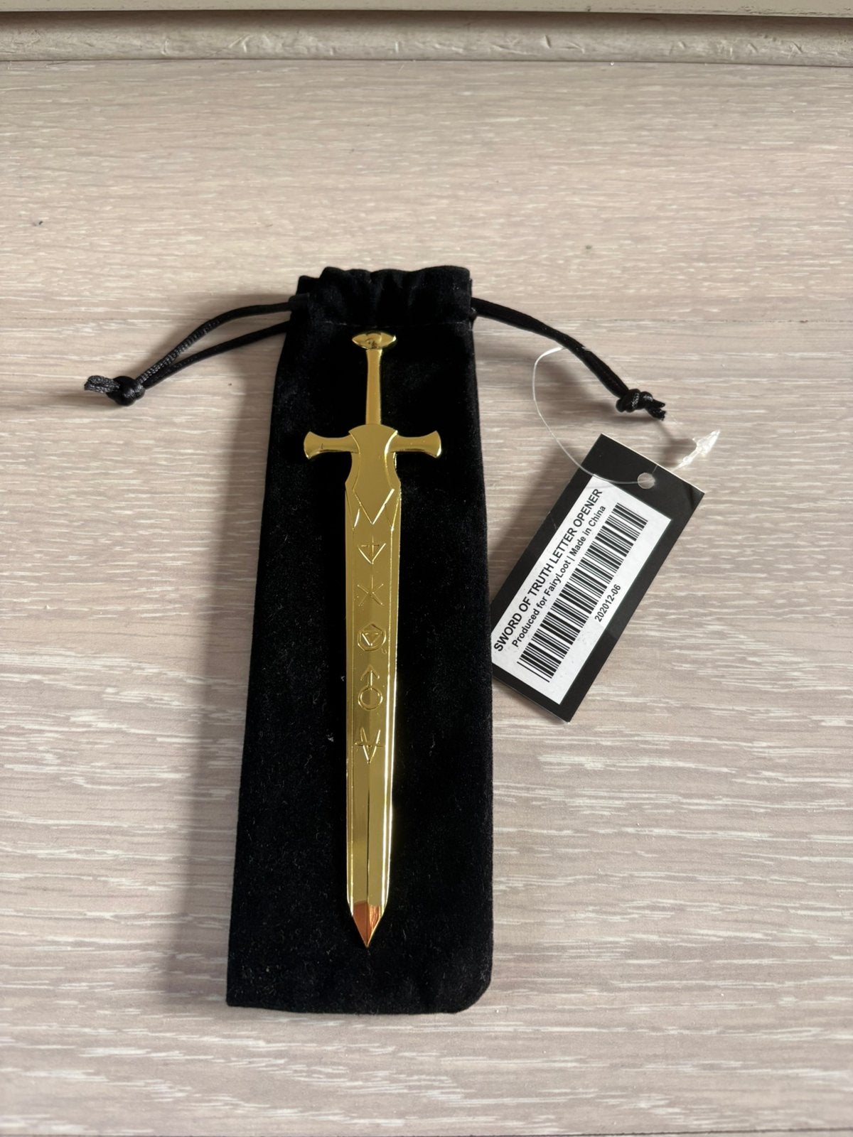 Fairyloot Throne of Glass Sword of Truth letter opener, Ophalen of Verzenden, Nieuw