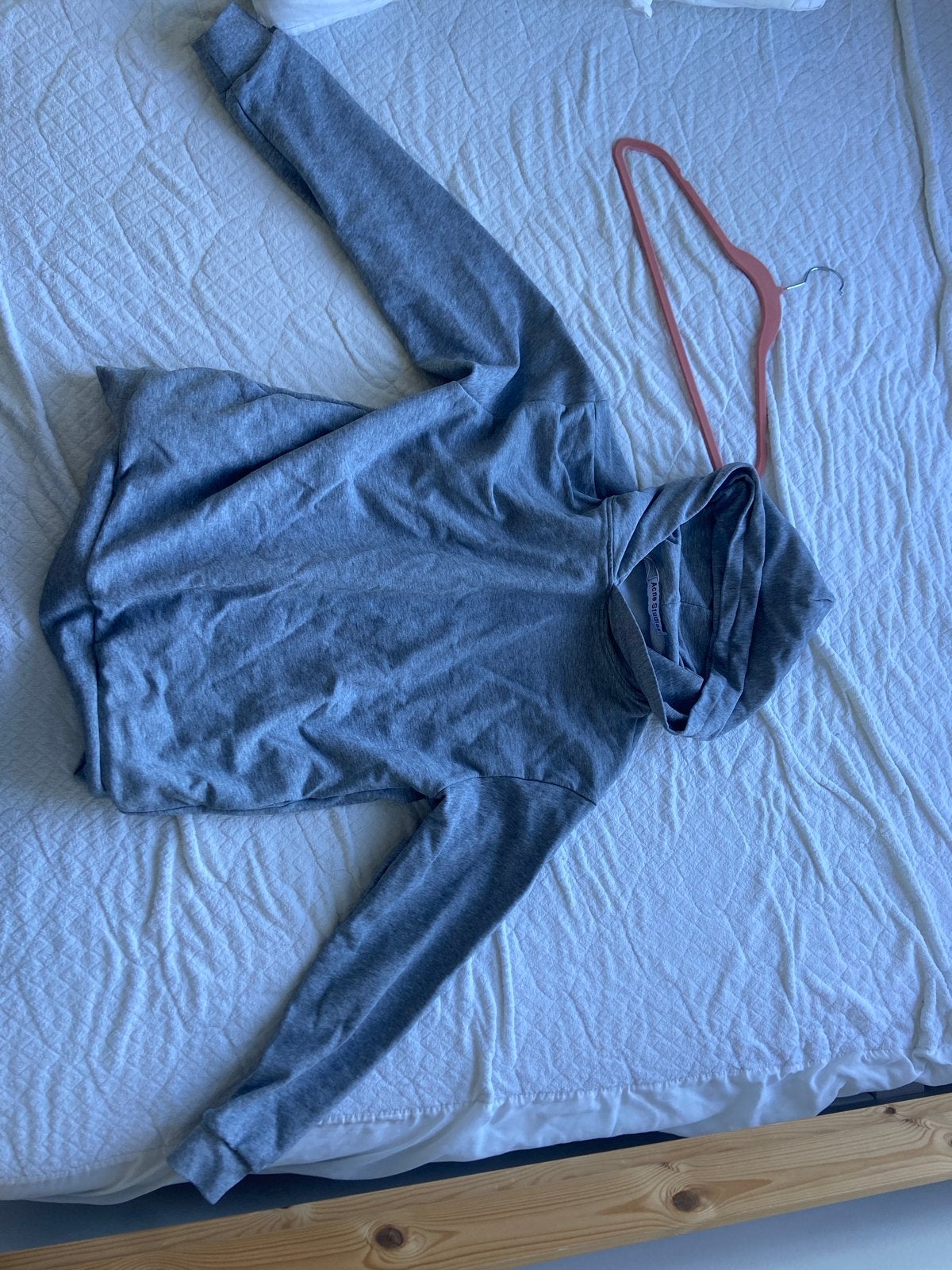 Acne Studios Hoodie Grijs - niew, Ophalen of Verzenden, Nieuw, Maat 38/40 (M), Grijs
