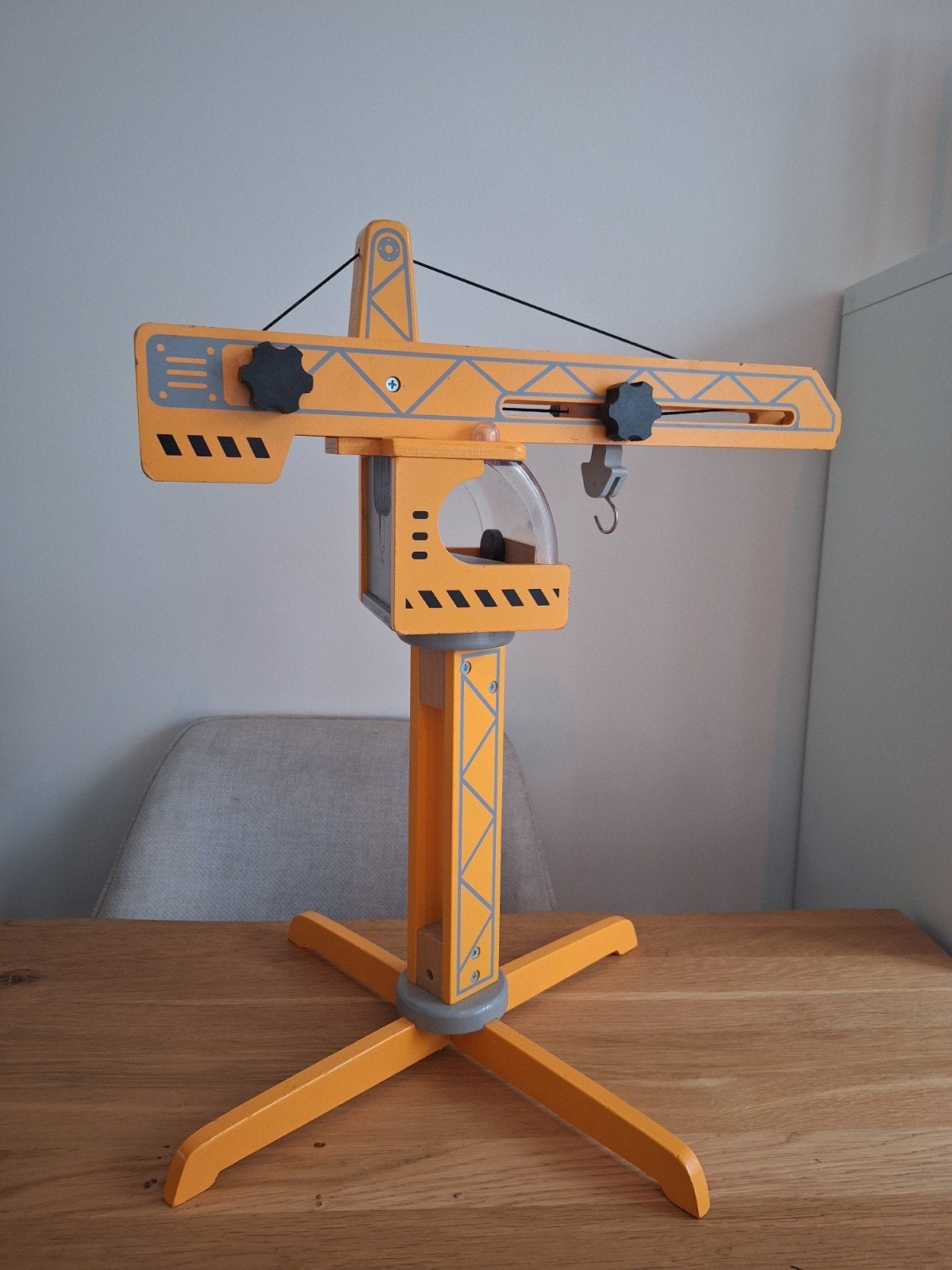 Hape Houten Speelgoed Kraan, Ophalen, Zo goed als nieuw, Bouwen