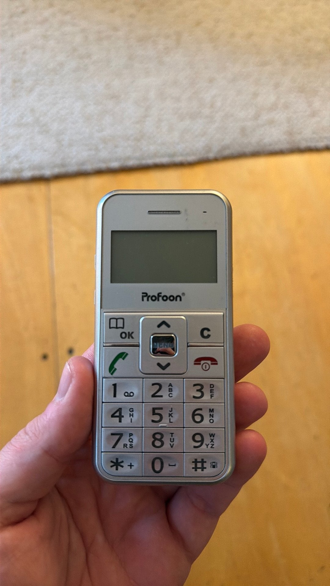 Profoon zilver, Ophalen, Gebruikt, 1 handset