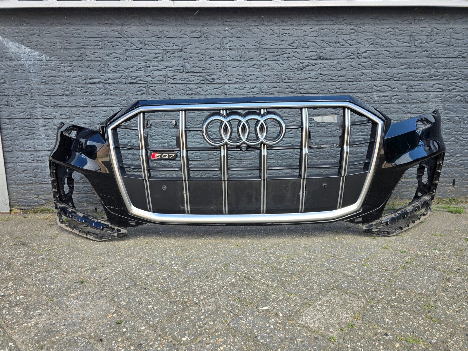 Voorbumper 6x pdc kls Audi SQ7 4M facelift bj 2019-2023, Audi, Gebruikt, Voor, Bumper