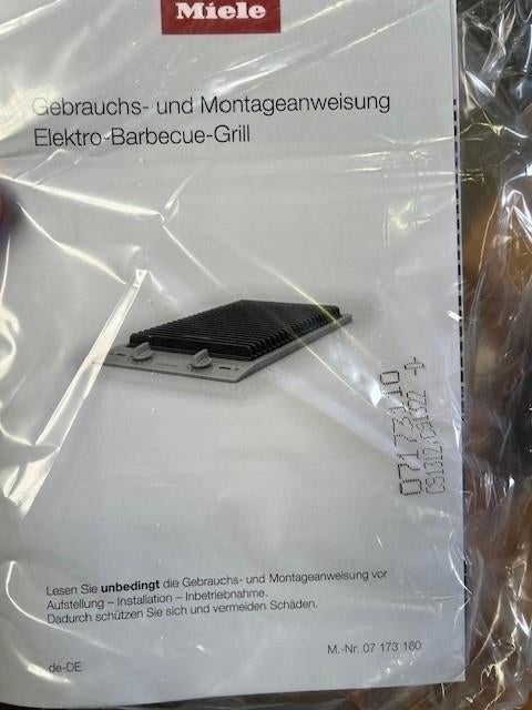 2128. Elektrische bbq grill / barbecue / Miele, Ophalen, Nieuw