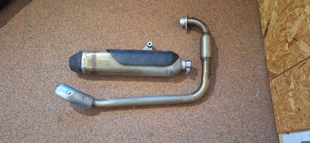 Royal Enfield Himalayan 410 411 uitlaat bocht + demper, Ophalen of Verzenden, Gebruikt