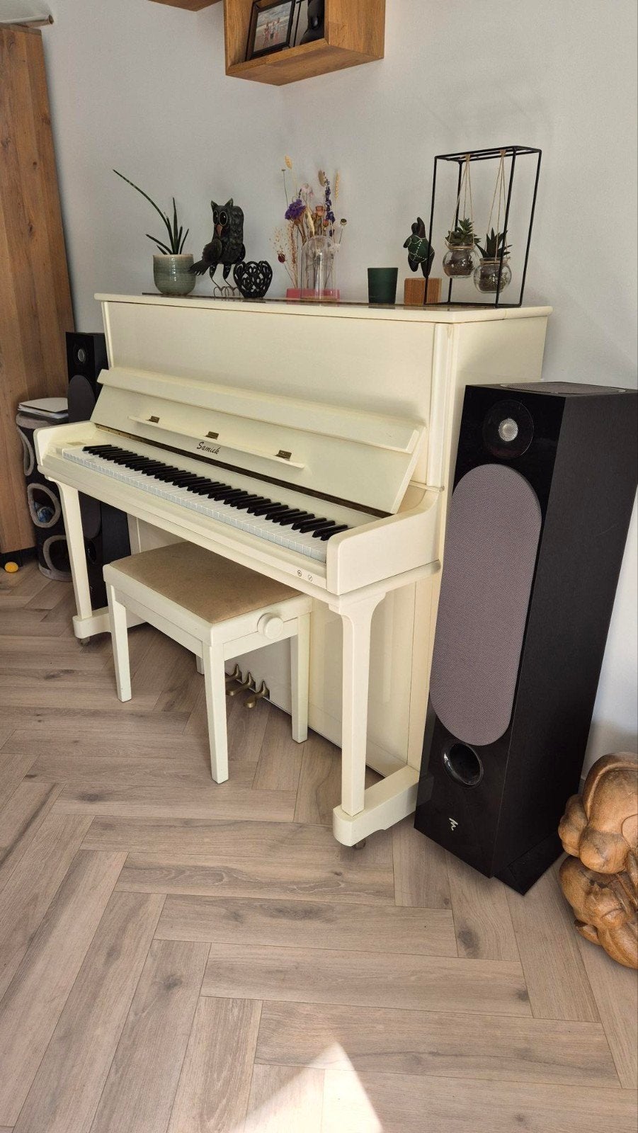 Samick Piano JD3031 uit 2001 - Eerste eigenaar, Ophalen, Gebruikt, Wit, Piano
