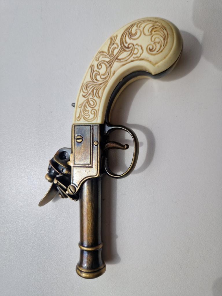 Antiek Vuursteen Pistool (replica), Ophalen of Verzenden
