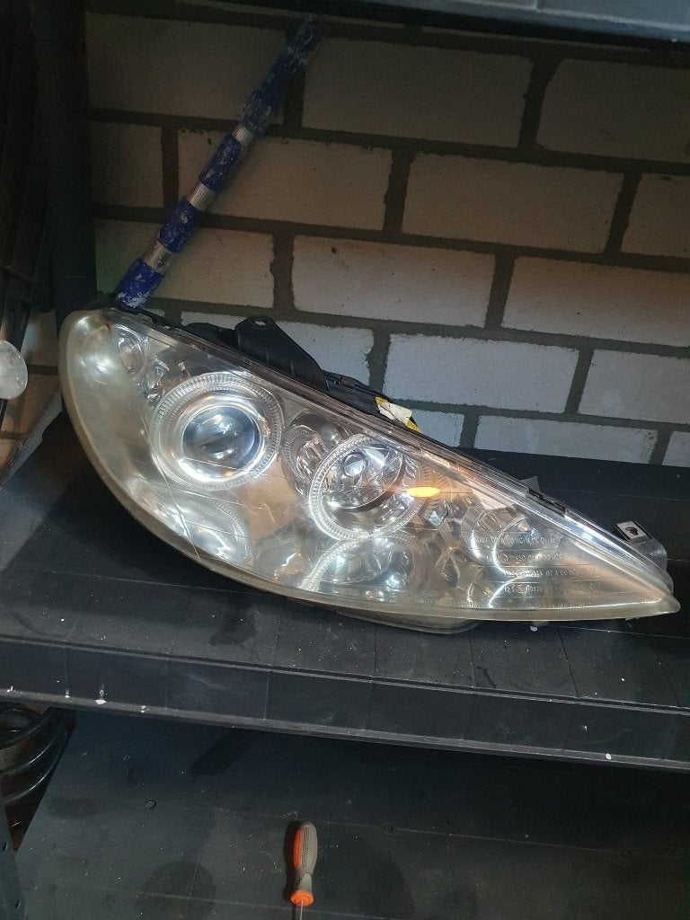 Peugeot 206 Angel eyes Koplampen, Ophalen of Verzenden