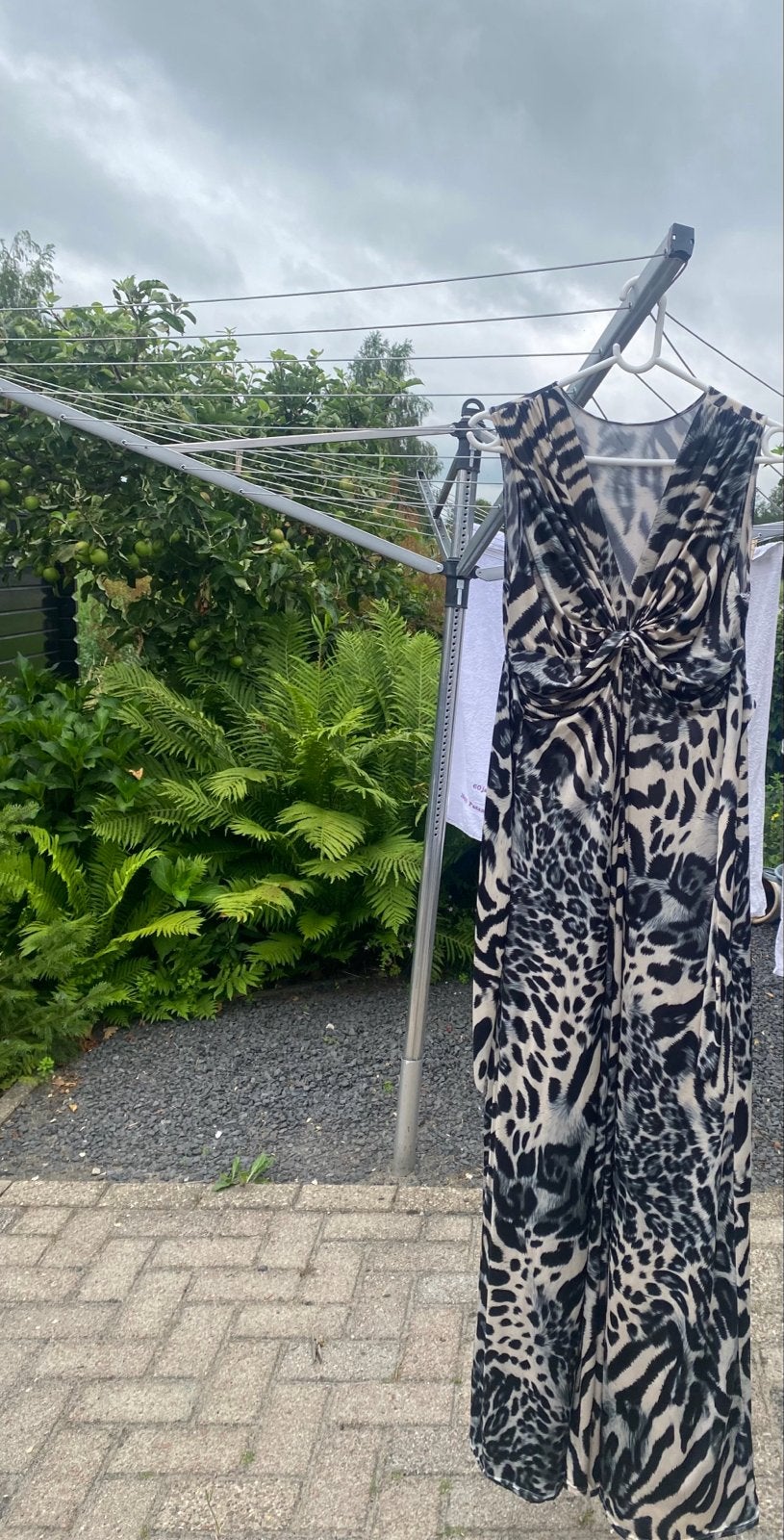 Zomerse maxi-jurk met dierenprint, Meerkleurig, Maat 46/48 (XL) of groter, Ophalen of Verzenden, Zo goed als nieuw