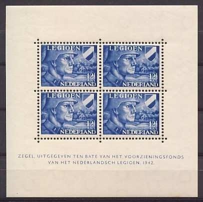 Nederland NVPH nr V403 ongebruikt Legioenzegels 1942, Postzegels en Munten, Postzegels | Nederland, Ophalen of Verzenden, Na 1940