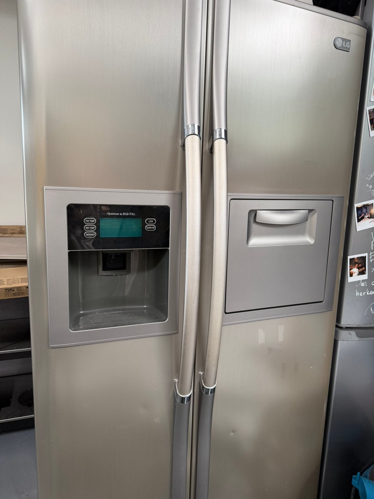 LG Amerikaanse koelkast - Gratis af te halen!, Witgoed en Apparatuur, Vriezers en Diepvrieskisten, Ophalen, Gebruikt, 160 cm of meer