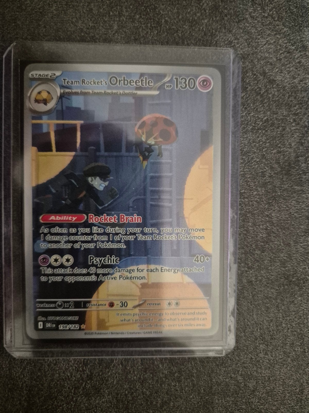 Team Rocket's Orbeetle VMAX Pokémon Kaart 198/182, Ophalen of Verzenden