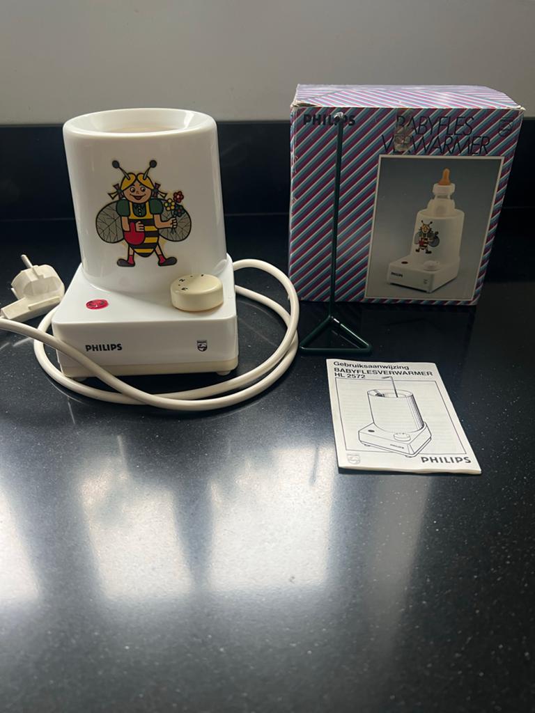 Retro Philips Babyflesverwarmer met Bijenprint, Ophalen, Gebruikt
