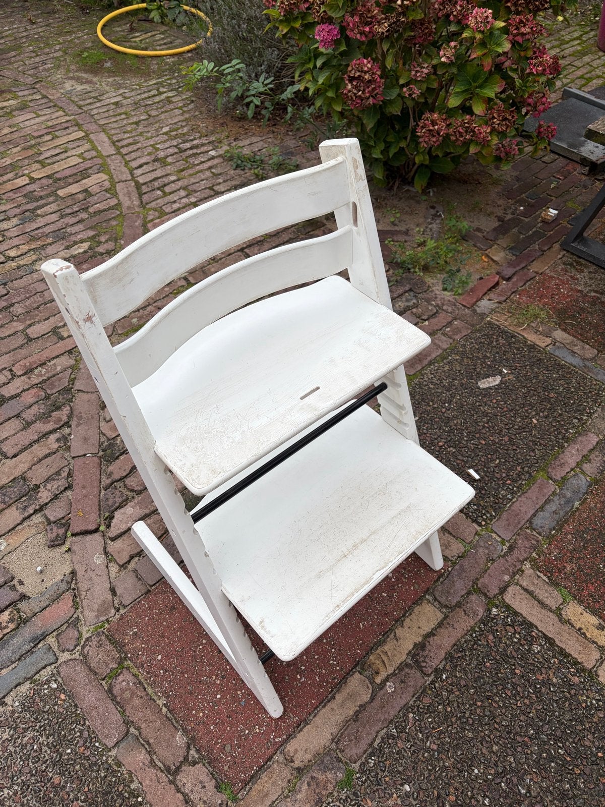 Stokke, witte meegroeistoel, verstelbaar, Kinderen en Baby's, Ophalen, Gebruikt, Meegroeistoel