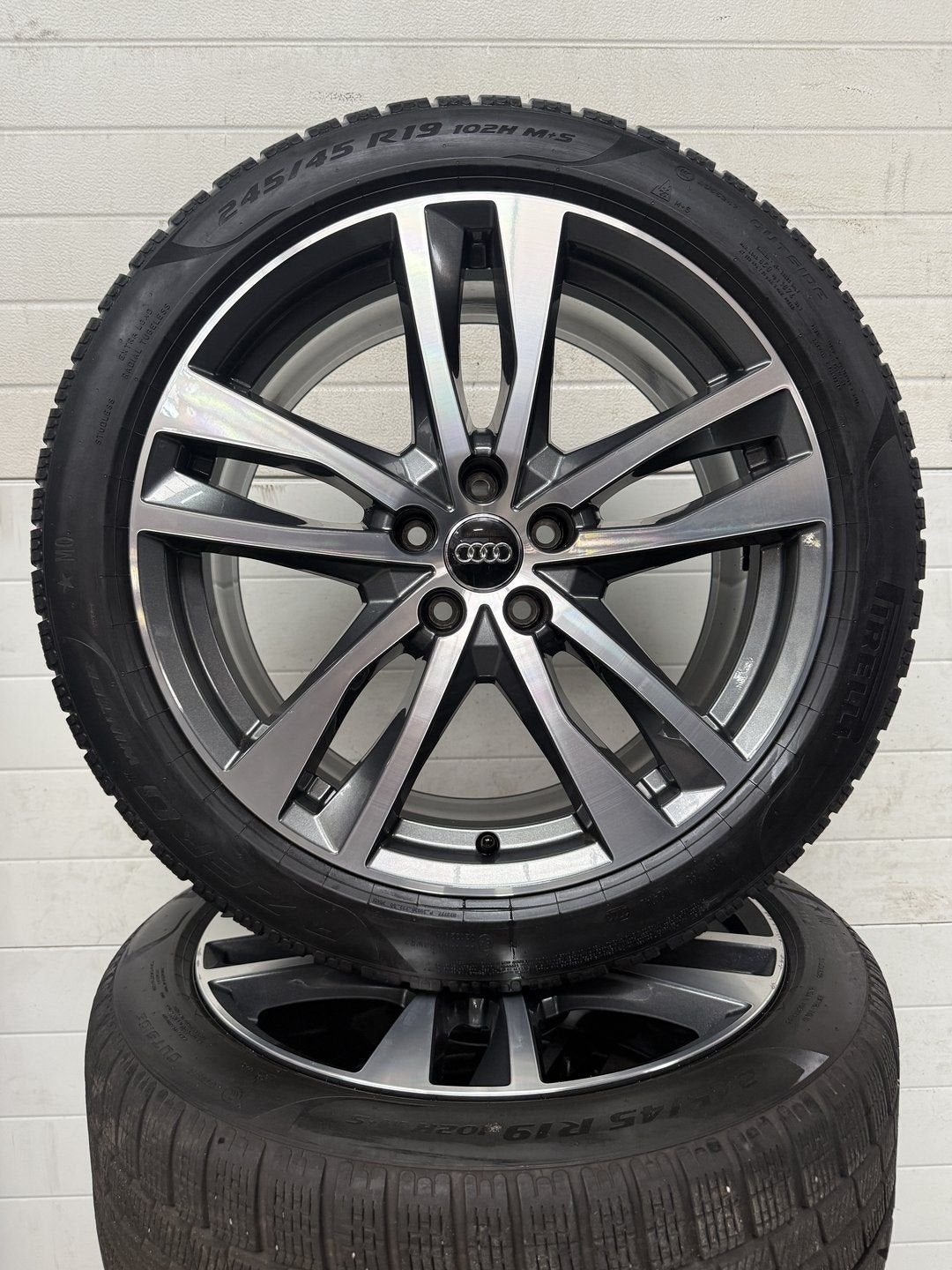 19’’ AUDI A6 S6 VELGEN+WINTERBANDEN ORIGINEEL AUDI SPORT, 19 inch, -, -, Banden en Velgen