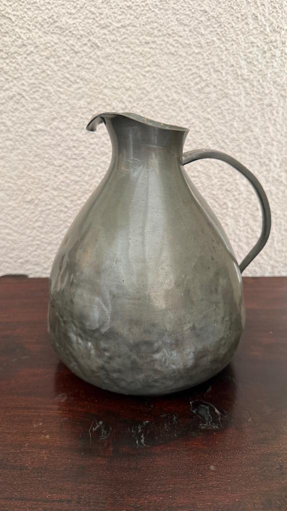 Tinnen vaas buikkan de Poorter zuiver tin, Ophalen of Verzenden