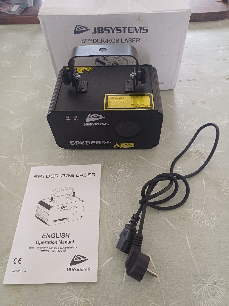 JB Systems Spyder RGB Laser, Ophalen of Verzenden, Nieuw, Laser, Geluidgestuurd