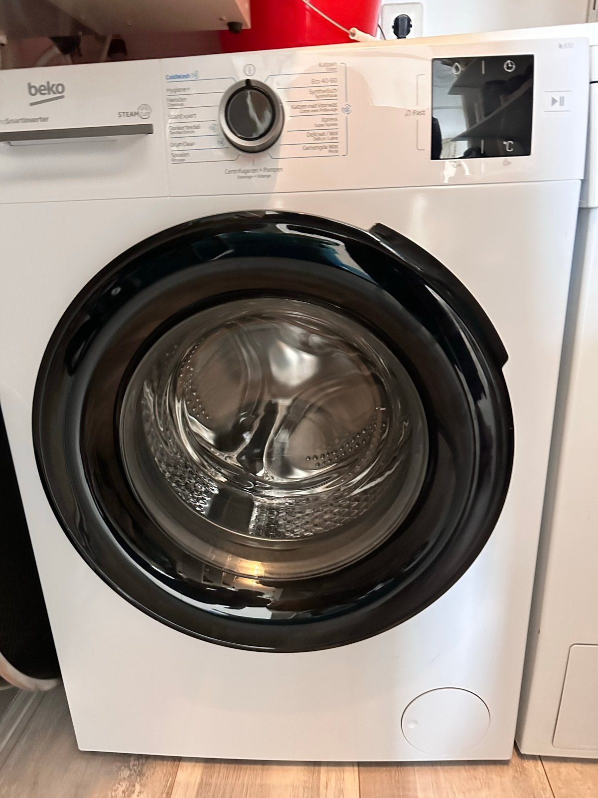 Moderne Beko B300 Wasmachine (7kg) - ProSmart Inverter&Stoom, Ophalen, Zo goed als nieuw, 85 tot 90 cm, 1200 tot 1600 toeren