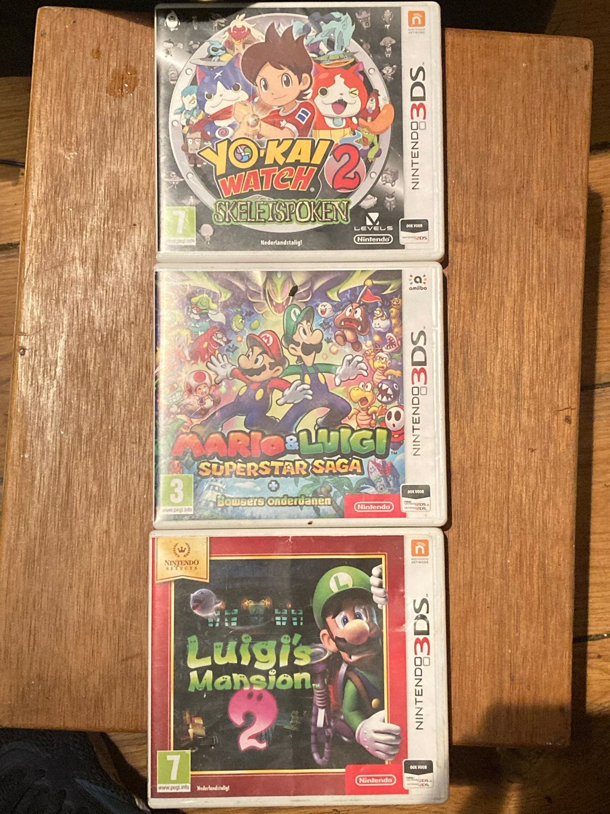 Nintendo 3DS games: Yo-Kai Watch 2, Mario & Luigi, Luigi's M, Ophalen, Gebruikt, 1 speler, Role Playing Game (Rpg)