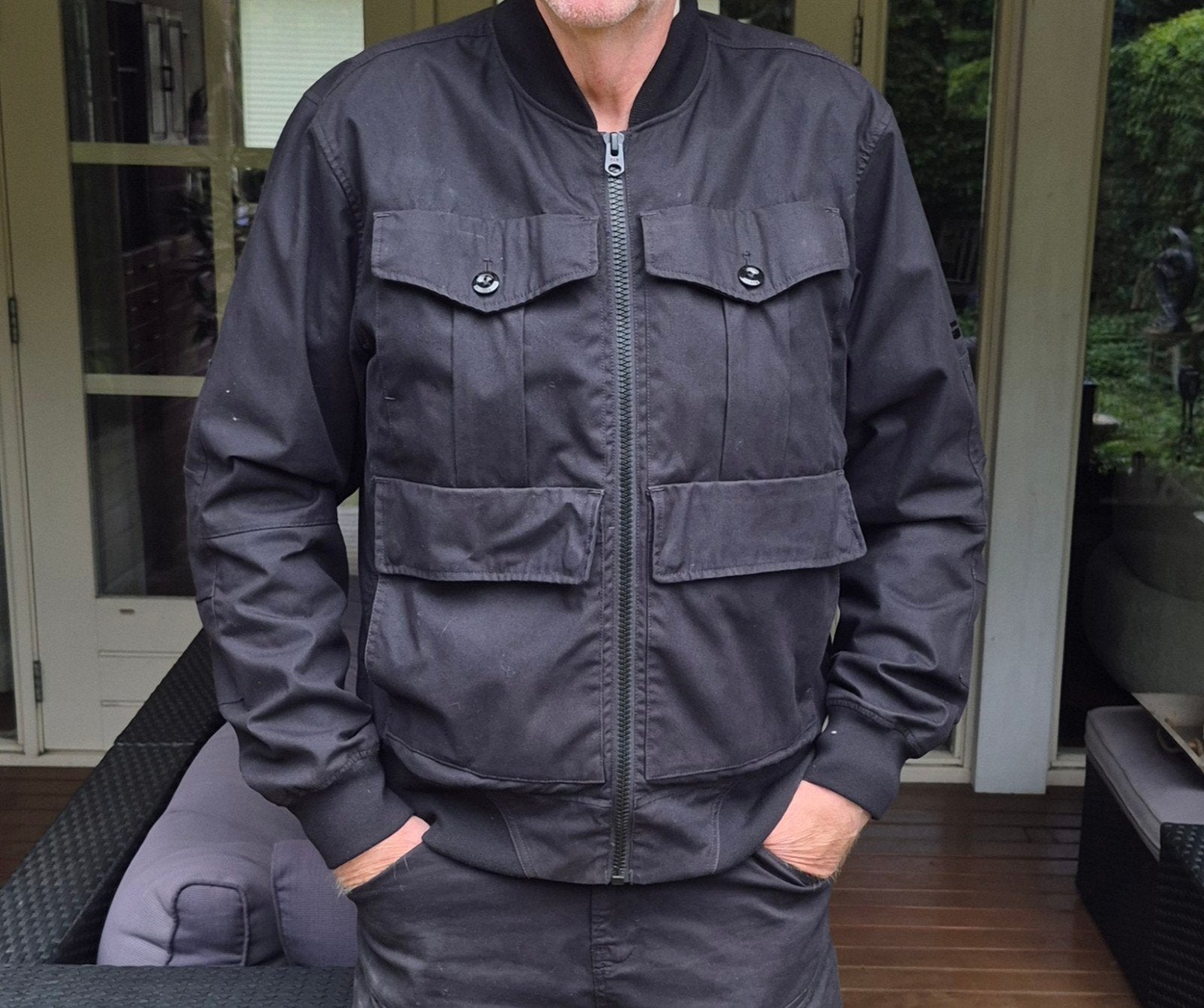 G-Star Raw Correct Bomberjack Zwart Maat XL, G-Star Raw, Zwart, Maat 56/58 (XL), Ophalen of Verzenden