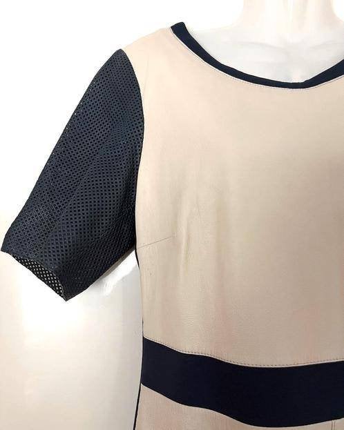 Lederlook jurk maat 38/40, Kleding | Dames, Maat 38/40 (M), Overige kleuren, Nieuw, Ophalen of Verzenden