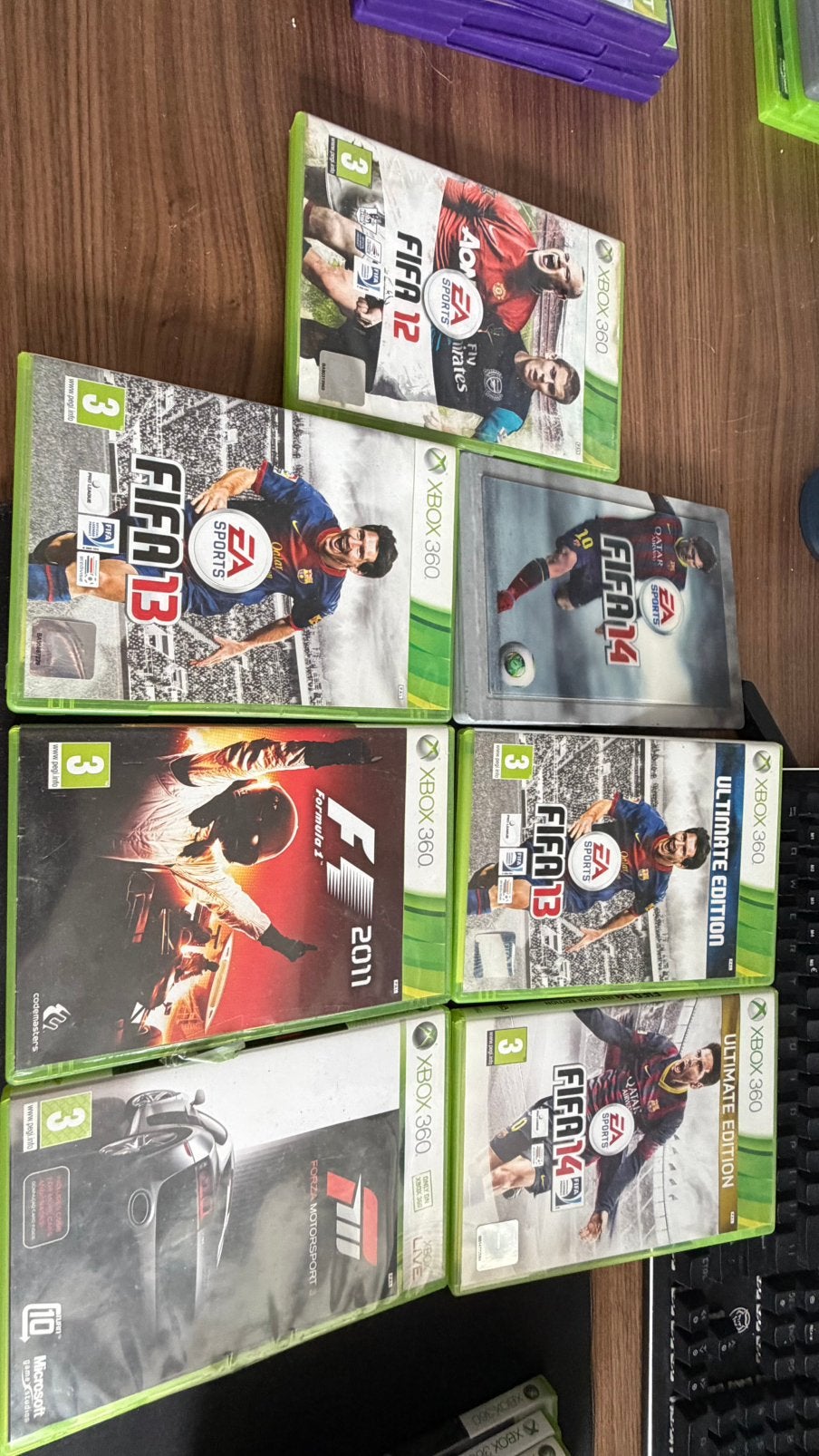 Xbox 360 games bundel, Ophalen of Verzenden, Zo goed als nieuw, Sport, 3 spelers of meer