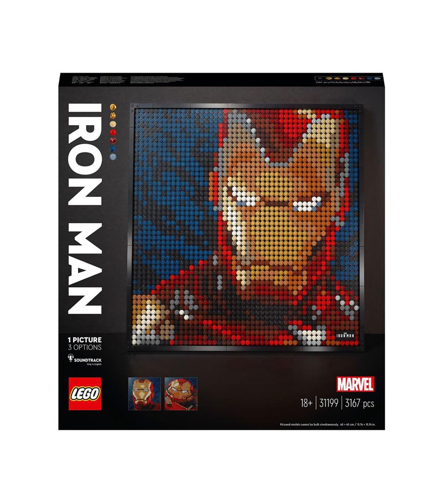 Lego ART Marvel Studios Iron Man, nieuw!!, Overige thema's, Lego, Nieuw, Ophalen of Verzenden