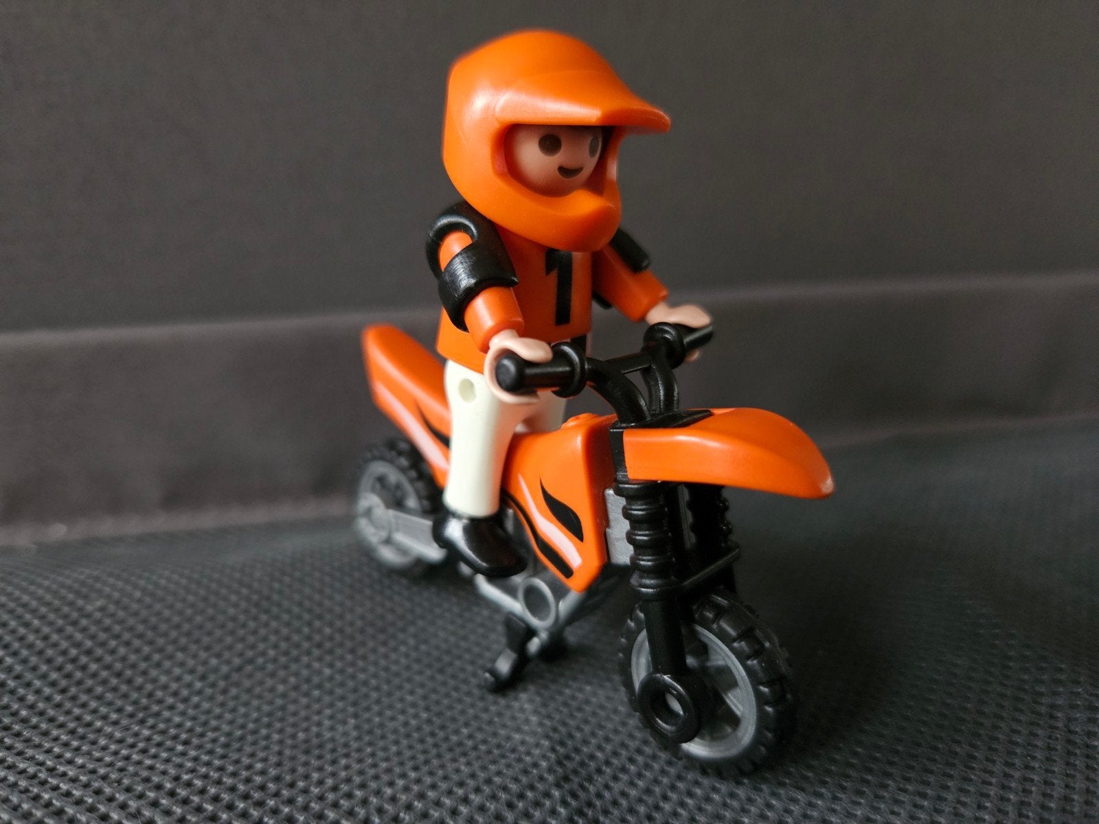 Playmobil kind op crossmotor, Kinderen en Baby's, Ophalen of Verzenden, Zo goed als nieuw, Complete set, Figuren