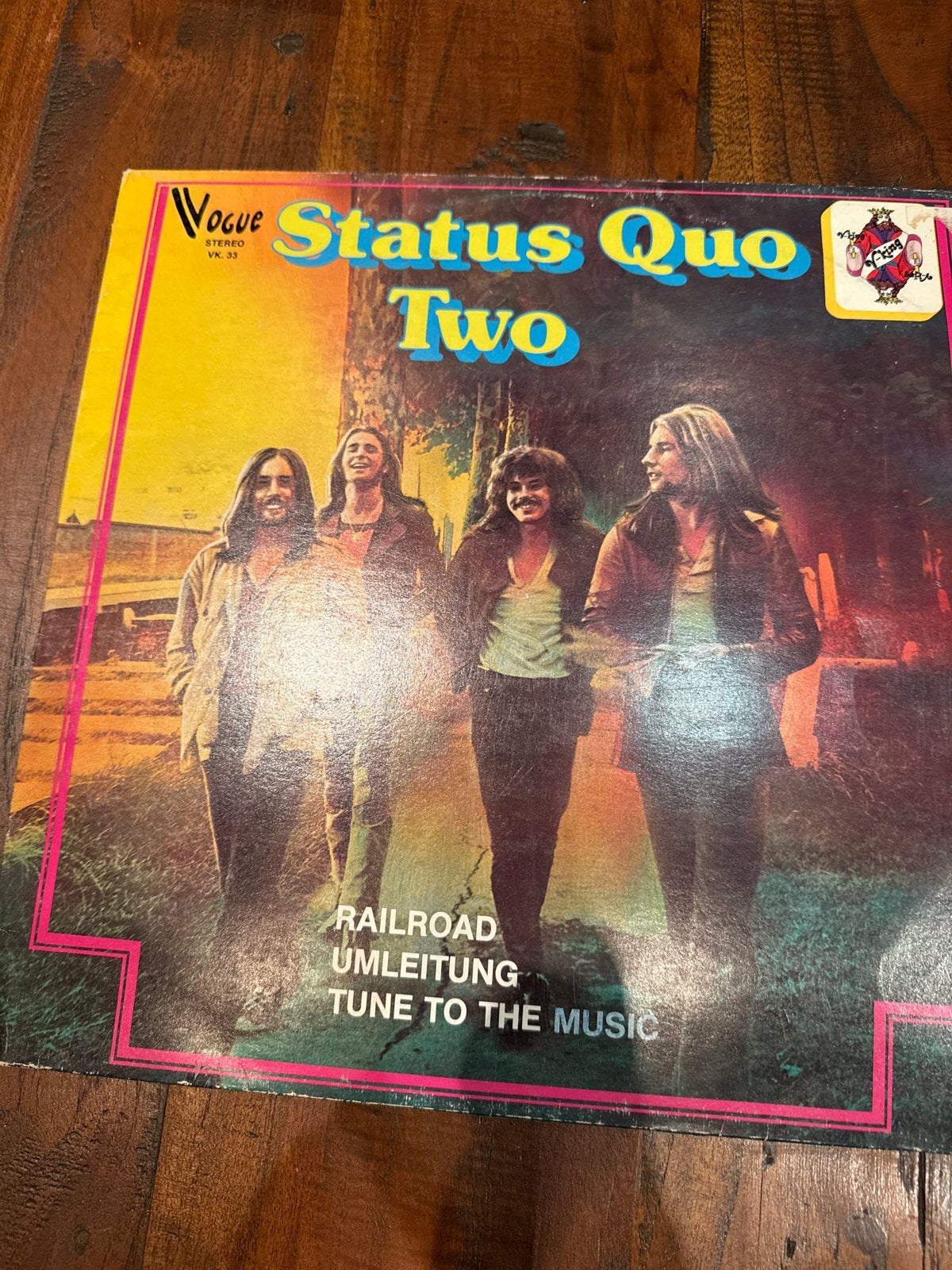 Status Quo Two - Vintage LP Vinyl (Vogue VK 33), LP, Gebruikt, Originele persing, Ophalen of Verzenden