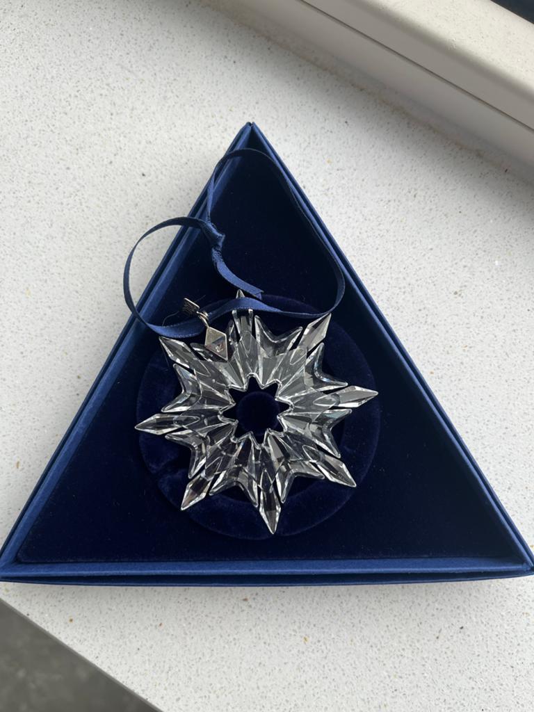 Swarovski Kerstornament 2003 - Jaarlijkse Editie, Ophalen of Verzenden, Zo goed als nieuw, Huisaccessoire