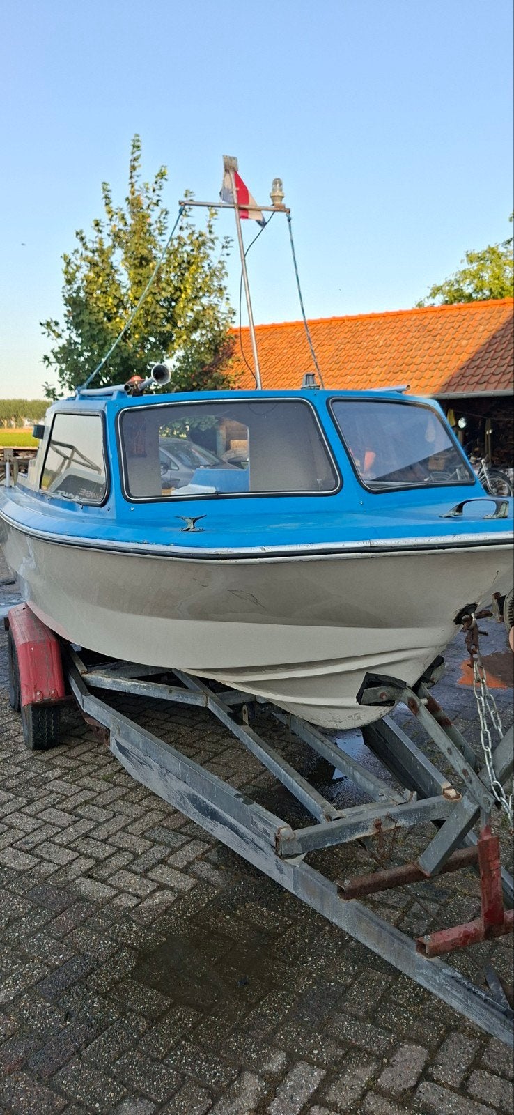 Beekman Visboot met Mariner 75 PK en Kanteltrailer, Watersport en Boten, Gebruikt, Beekman, Ophalen, 70 pk of meer