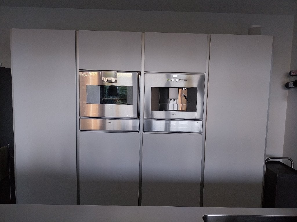 Bulthaup kastenwand B1 wit met Gaggenau apparatuur, Ophalen, Gebruikt, Wit, 200 cm of meer