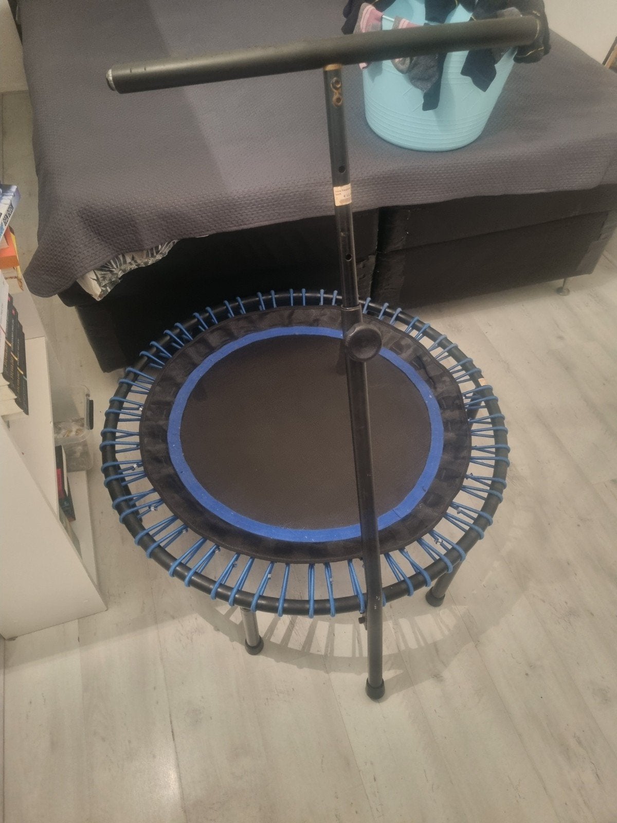 Mini trampoline met handvat - ideaal voor fitness, Ophalen, Gebruikt