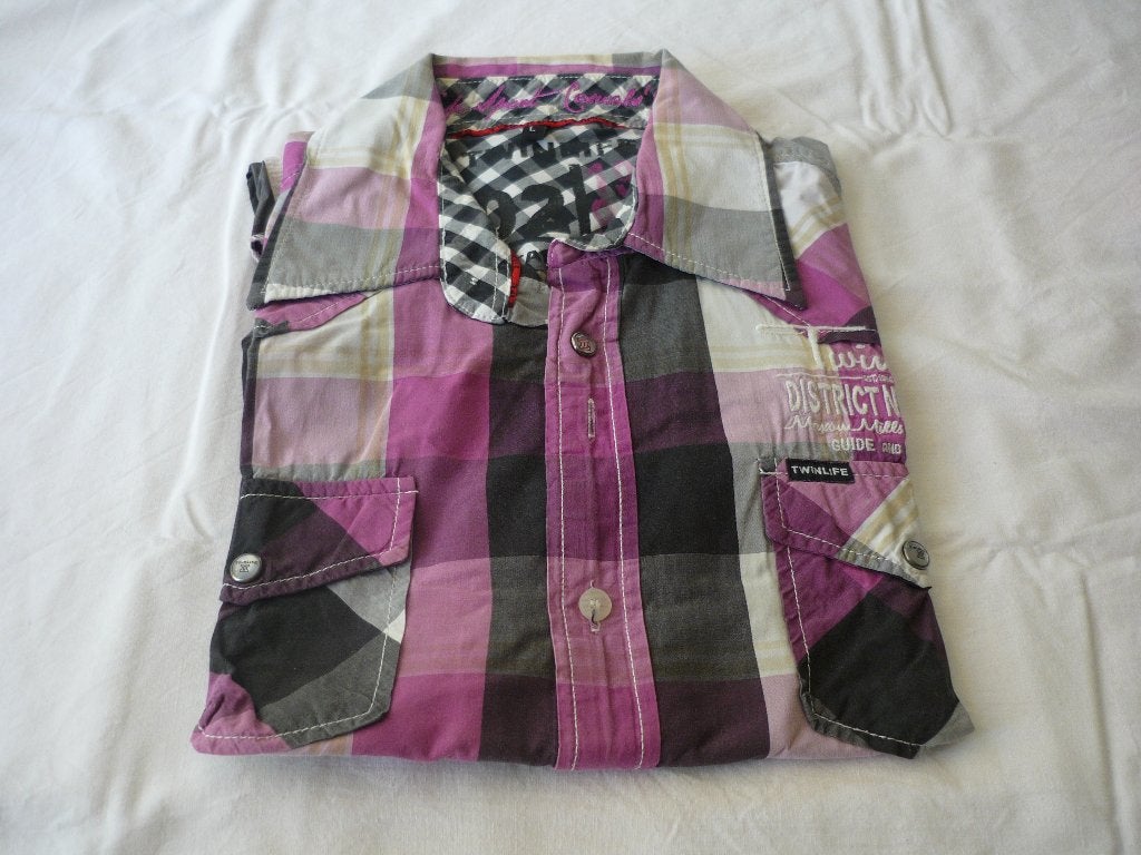blouse met korte mouwen, Ophalen of Verzenden, Zo goed als nieuw, Meerkleurig, Twinlife