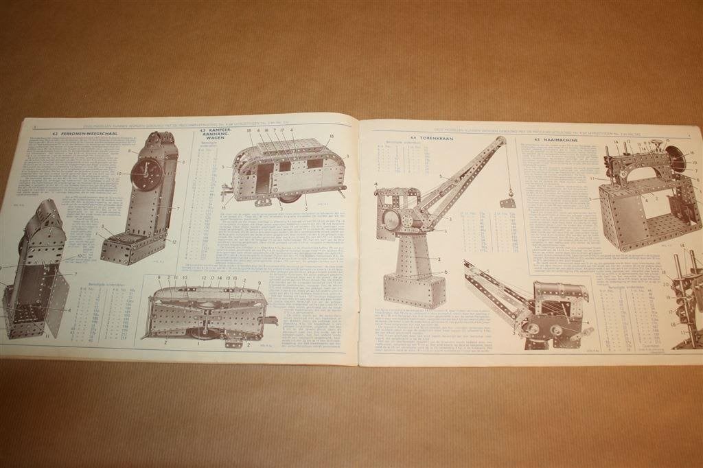 Meccano. Handleiding voor aanvullingsuitrusting No.3A, Ophalen of Verzenden