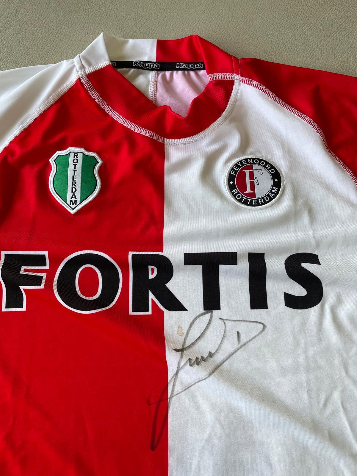 Feyenoord shirt seizoen 2004 gesigneerd door Ruud Gullit, Tickets en Kaartjes, Eén persoon, Overige soorten, Overige typen