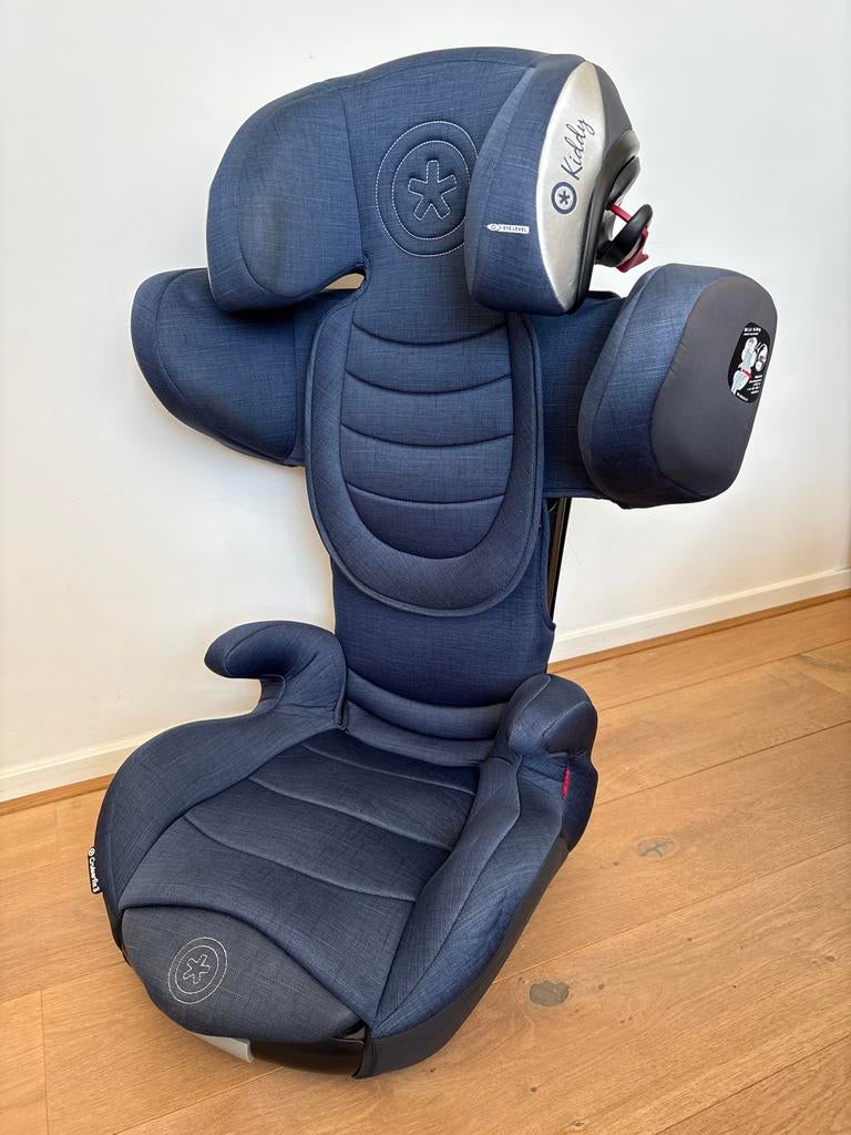 Kiddy Cruiserfix 3 autostoel - Blauw (15-36 kg), Kinderen en Baby's, Autostoeltjes, Overige merken, Autogordel of Isofix, Gebruikt